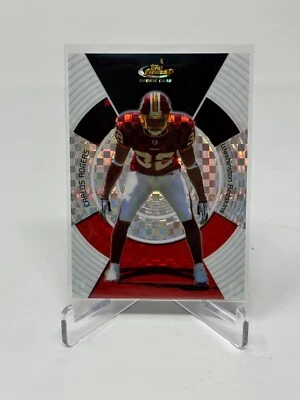 2005 Topps Finest Football Carlos Rodgers Xfractor Card #146 #232/250 - Image 1 of 2