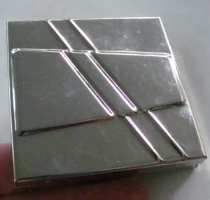 VTG SILVERTONE COMPACT DOUBLE-SIDED MIRROR/MAGNIFICATION - Picture 1 of 6