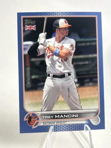 Tarjeta Trey Mancini 2022 Topps edición Reino Unido azul/75 #32 Baltimore Orioles - Imagen 1 de 2