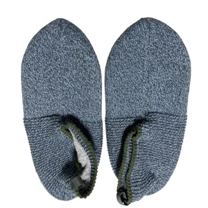 Bombas Herren Gripper weiche leichte gepolsterte Hausschuhe Pull On XL NEU grau - Bild 1 von 4