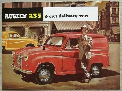 AUSTIN A35 6 CWT DELIVERY VAN Sales Brochure c1959 #1140/K - Image 1 of 4