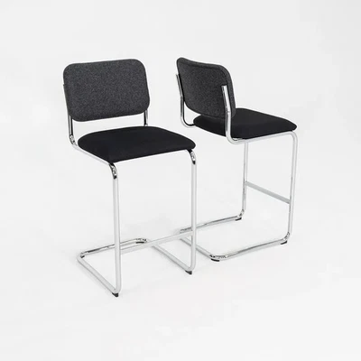C. 2020 In-Box Marcel Breuer for Knoll Cesca Bar Stool w/ Fabric 12x Available - Image 1 of 4