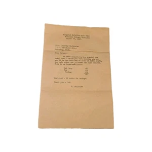 1936 Margaret McIntire Gift Shop Mackinac Island Michigan Invoice Letter - Picture 1 of 5