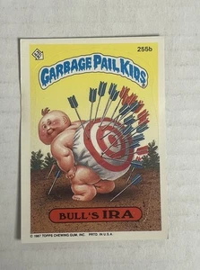 1987 Topps Garbage Pail Kids Series 7 #255b Bull's Ira - Picture 1 of 2