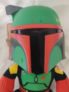 Star Wars BOBA FETT Plush Stuff Toy Plastic Head 2021 Mattel, No Jetpack - Picture 1 of 5