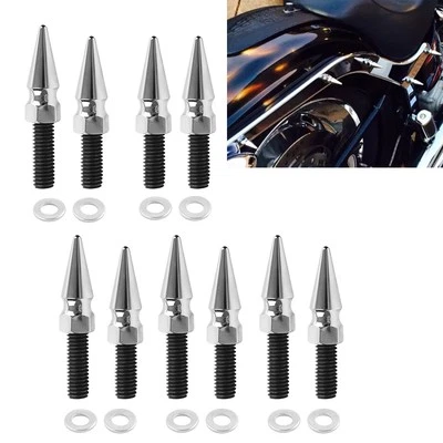 10pc Rear Mudguard Strut Bolt For Harley Softail FXST Deluxe FLSTN Fat Boy FLSTF — 第 1/4 张图片