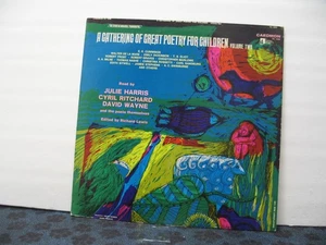 A GATHERING OF GREAT POETRY FOR CHILDREN VOL. TWO 33 RPM CAEDMON TC 1236 VG++ - Picture 1 of 3