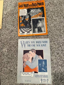 Lot of Assorted Sheet Music Various Songs and Artists. Early to Mid 1900s - Picture 1 of 5