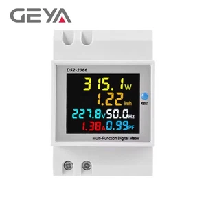 Medidor de energía eléctrica digital multifunción GEYA corriente de voltaje KWH InternalCT - Imagen 1 de 11