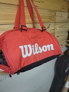 Vintage Seesack rot Wilson Tennis - Bild 1 von 7