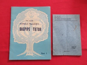 BAGPIPE TUTOR, DONALD MacLEOD / GRAINGER & CAMPBELL, MAINTENANCE BAGPIPE - Picture 1 of 15