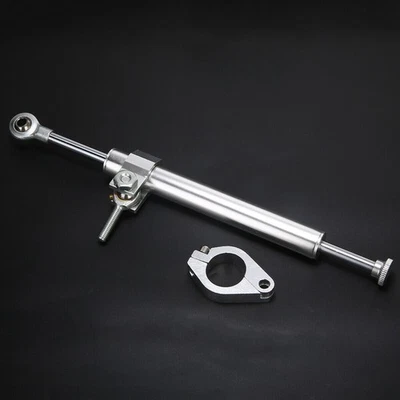 Horquilla amortiguadora de dirección estabilizadora plateada para Suzuki Bandit 400 Bandit 600 1200 Foto 1 de 4