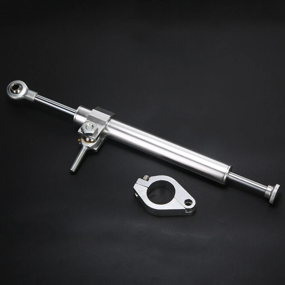 Horquilla amortiguadora de dirección estabilizadora plateada para Suzuki Bandit 400 Bandit 600 1200 Foto 1 de 4