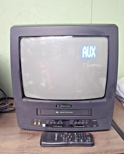 Vintage Emerson EWC1304 13'' TV VCR Combo Player W/Remote*READ* retro gaming - Picture 1 of 4