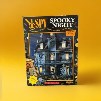 Scholastic I Spy Spooky Night 2-in-1 Memory Card Game Riddles Halloween Ages 4+  - Image 1 of 4