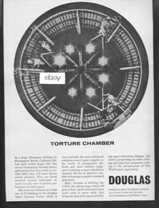 DOUGLAS AIRCRAFT CO 1963 UNSERE FOLTERKAMMER IN HUNTINGTON BEACH S-IVB SATURN ANZEIGE - Bild 1 von 1