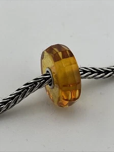 Trollbeads Faceted Amber Unique Bead #336 - Picture 1 of 7