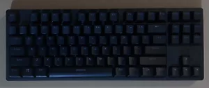 Monoprice Dark Matter Collider TKL RGB Backlit Keyboard - Cherry MX Speed Silver - Picture 1 of 3