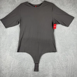 Spanx 2X Suit Yourself Ribbed Crew Neck Short Sleeve Smoother Bodysuit NWT $84 - Picture 1 of 10