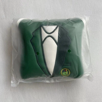 AVOCADOSHARK Golf Accessory Square Mallet Putter Cover Magnetic Green 4.7x4.7 inch Brand New