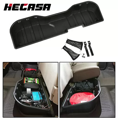Underseat Storage Box For 07-18 Chevrolet Silverado 07-2019 GMC Sierra Crew Cab - Image 1 of 4