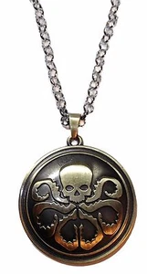 Marvel Comics Captain America HYDRA Logo Bronze Finish Necklace PENDANT - Picture 1 of 1