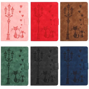 Tablet Case [Select Model] - Leather Flip Case Protective Cover with Stand O01XX - Picture 1 of 49