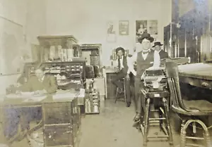 Brownwood Texas Cabinet Foto Austin Mill and Grain Company impiegati ufficio 1907 - Foto 1 di 6