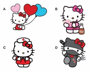 Hello Kitty Assorted Decals - Picture 1 of 14