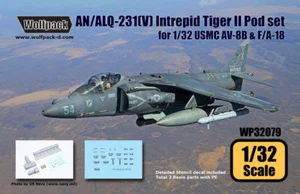Wolfpack WP32079, AN/ALQ-231(V) Intrepid Tiger II Pod Set (AV-8), Scale 1/32 - Bild 1 von 4