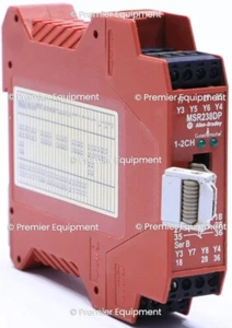 * ALLEN BRADLEY 440R-H23196 /B MSR238DP SAFETY RELAY "READ" - Picture 1 of 6