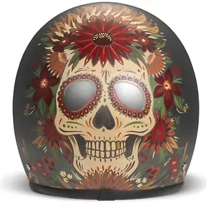 Casco moto jet DMD Skull retrò casco moto - leggero, sicuro, vintage - Foto 1 di 3
