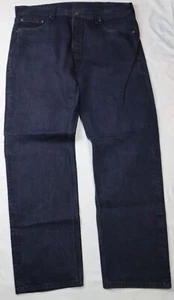 Levi's 501 Größe 40 x 34 100 % Baumwolle Indigo Denim gerades Bein Jeans Knopfleiste.    - Bild 1 von 6