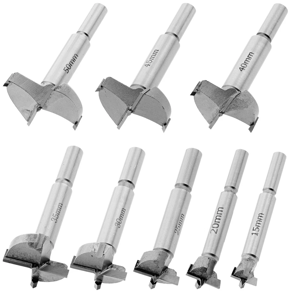 PROFI Hartmetall Forstnerbohrer Ø 15 - 50 mm Ast Scharnier Holz Loch Topf Bohrer - Bild 1 von 1