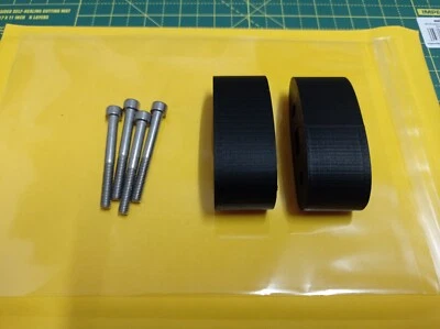 EXTENSORES ESPEJO SUZUKI SV650S 03-15 SV1000S 03-08 30mm ANCHO NEGRO.  Foto 1 de 4