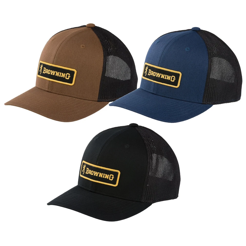 Browning Men's Grant Hat – Classic Mesh-Back Cap with Browning Logo Patch - Image 1 of 1
