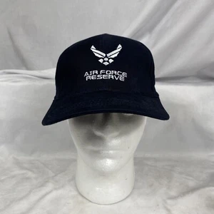 A. F. Reserve Hat Cap Adult Blue White Embroidery Fitted Mad In USA - Picture 1 of 10