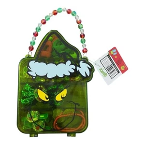 Grinch Disney Grinch Holiday Accessories Set Hair Jewelry Kid Girls - Picture 1 of 7