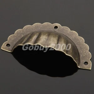 Metal Shell Pull Handle For Drawer Box Cabinet Cupboard Dresser Furniture Chic - Picture 1 of 10