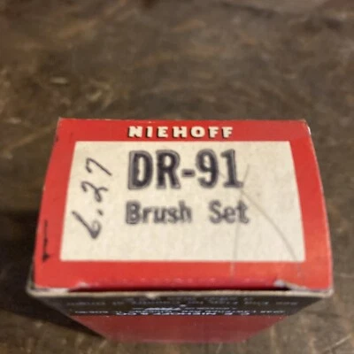 Vintage Niehoff Ignition Parts DR-91 Starter Brush Set DR91 Made in USA - Image 1 of 4