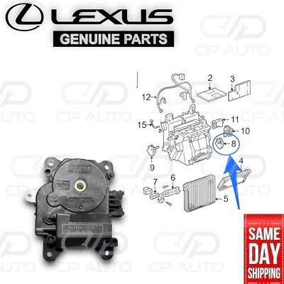 01 - 05 LEXUS IS300 HVAC AC HEATER AIR BLEND ACTUATOR SERVO DAMPER OEM NEW - Image 1 of 4