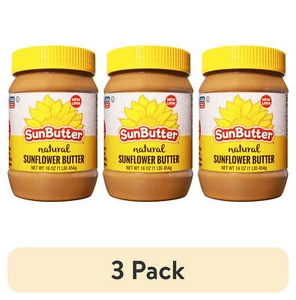 (3 pack) Original Sunflower Seed Butter 16 oz Jar - Picture 1 of 6