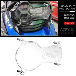 Headlight Protector For BMW R1200GS Adv R1250GS 1250 Acrylic Head Light Cover - Picture 1 of 8