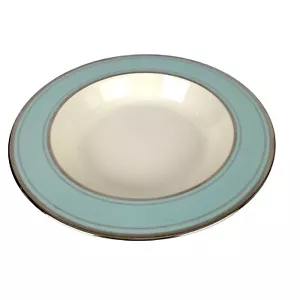 Taylor Smith Taylor Serving Soup Bowl Blue Platinum Classic 9 1/4” - Picture 1 of 5