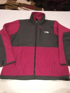 Giacca donna The North Face rosa grigio Denali full zip taglia media - Foto 1 di 5