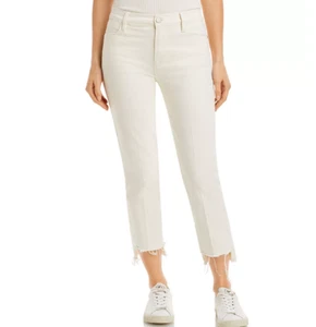 Pantalones de mezclilla Frame Le tiro alto calce recto Au Natural talla 29 2458 - Imagen 1 de 2