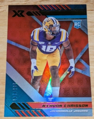 K’Lavon Chaisson Jacksonville Jaguars 2020 XR Red RC #'ed /249 - Image 1 of 2