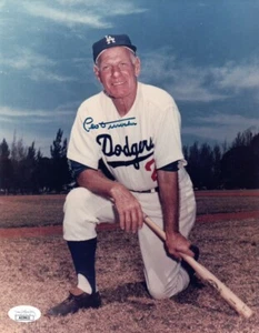 Leo Durocher Signed Autographed 8X10 Photo Los Angeles Dodgers JSA AG39622 - Picture 1 of 2