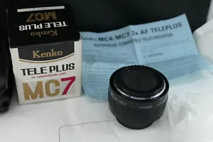 Kenko MC7 2x Teleconvertor For Nikon AF-D NEW OLD STOCK ORIGINAL BOX - Picture 1 of 5