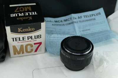 Kenko  MC7   2x Teleconvertor  For Nikon  AF-D        NEW OLD STOCK ORIGINAL BOX - Image 1 of 4
